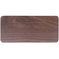 Reloj despertador efecto madera con cargador inalámbrico | Frontal Superior | 80 x 12