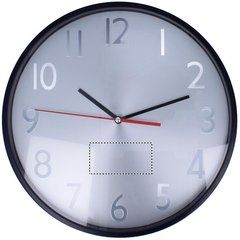 Reloj de pared de aluminio | ON GLASS | 80 x 40