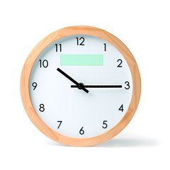 Reloj de pared vintage de bambú | ZONA1 | 50 x 10