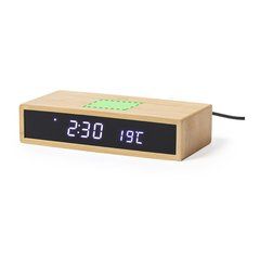 Reloj Sobremesa Multifunción de Bambú | Cara superior | 60 x 40