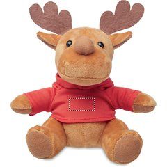 Reno Peluche Personalizable y Sublimable | T-SHIRT | 25 x 12