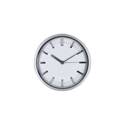 Reloj de pared aluminio y vidrio