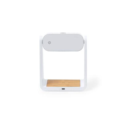 Reloj Alarma, Carga Qi, Lámpara 6 LEDs