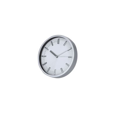 Reloj de pared aluminio y vidrio
