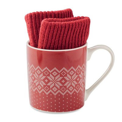 Regalo de invierno Set de guantes y taza