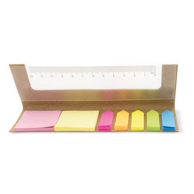 Regla 12cm con Marcadores y Notas
