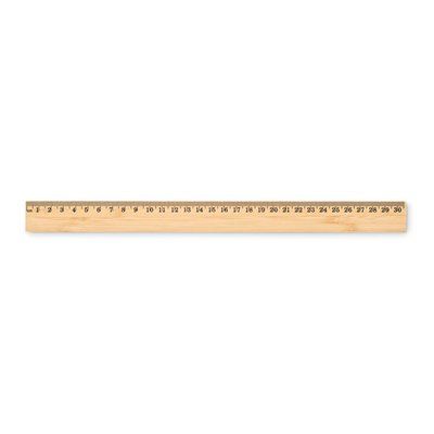 Regla de Bambú 30 cm Madera