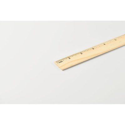 Regla de madera de 20 cm