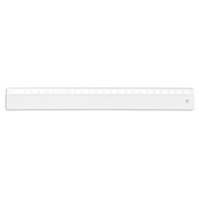 Regla Opaca 25 cm Blanco