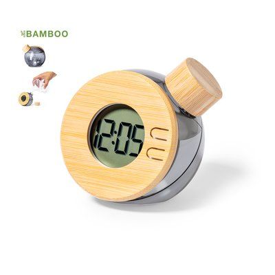 Reloj de Agua Sobremesa con Bambú
