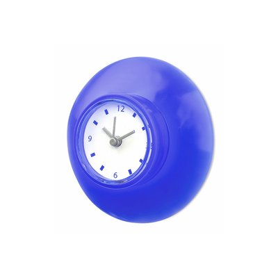 Reloj Analógico con Ventosa Azul