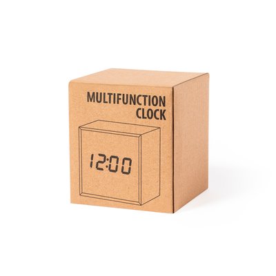 Reloj Multifunción de Bambú