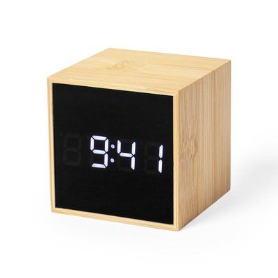 Reloj Multifunción de Bambú