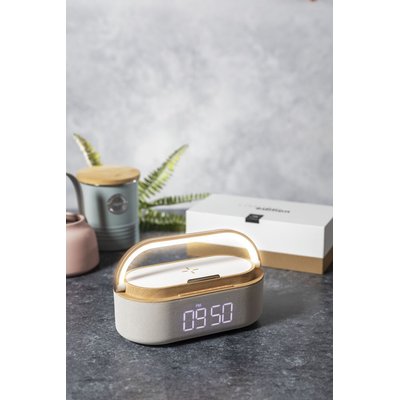 Reloj Cargador Multifunción con Lámpara