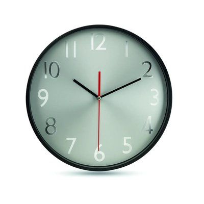 Reloj de pared de aluminio