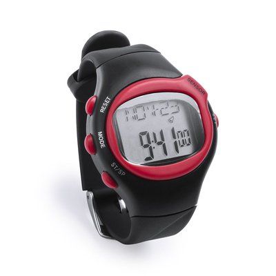 Reloj Pulsómetro para Ocio y Deporte Rojo
