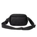 Riñonera bandolera de PU Leather Negro Talla Única Adulto