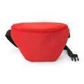 Riñonera con bolsillos frontal y trasero Rojo