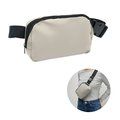 Riñonera de poliéster bolsillo interior Blanco Hueso