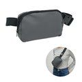 Riñonera de poliéster bolsillo interior Gris Piedra