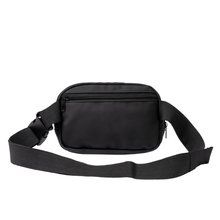 Riñonera bandolera de PU Leather Negro