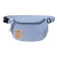 Riñonera de algodón reciclado Azul