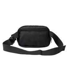 Riñonera bandolera de PU Leather Negro