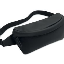 Riñonera con bolsillo frontal Negro