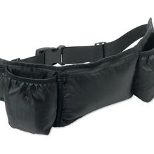 Riñonera deportiva de poliéster 420D RPET Negro