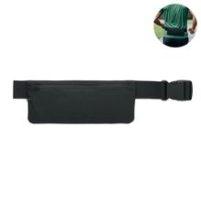 Riñonera deportiva de poliéster RPET 600D Negro