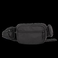 Riñonera grande reciclada Black