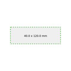 Riñonera ajustable jacquard poliéster con 3 bolsillos | Frontal | 120 x 40