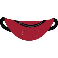 Riñonera ajustable de poliéster 210D | Frontal | 120 x 50