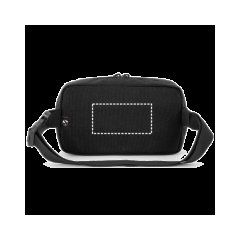 Riñonera reciclada con bolsillo frontal | Posterior | 100 x 50