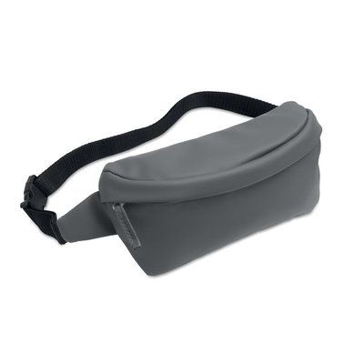 Riñonera con bolsillo frontal Gris Piedra