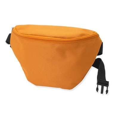 Riñonera con bolsillos frontal y trasero Naranja Talla Única Adulto