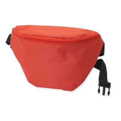 Riñonera con bolsillos frontal y trasero Rojo Talla Única Adulto