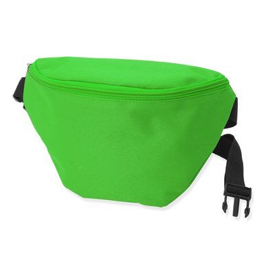 Riñonera con bolsillos frontal y trasero Verde Helecho Talla Única Adulto