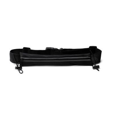 Riñonera portadorsal con bolsillo reflectante Negro Talla Única Adulto