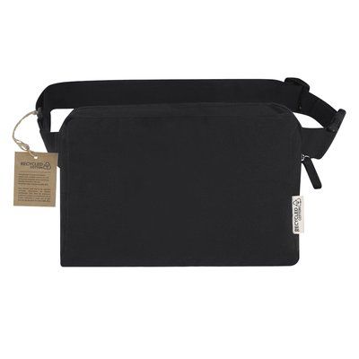 Riñonera rectangular canvas reciclado Neg