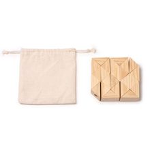 Rompecabezas de madera 24 piezas Crudo Talla Única Infantil
