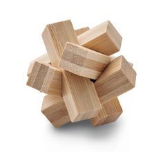 Rompecabezas en Estrella de Bambú Madera