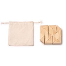 Rompecabezas de madera 24 piezas Crudo Talla Única Infantil