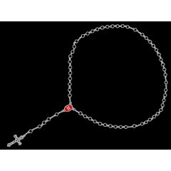 Rosario con aroma a rosas | Circulo centro | 17 x 10