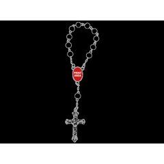 Rosario de mano perfumado | Circulo centro | 17 x 10