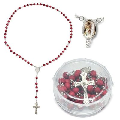 Rosario con aroma a rosas