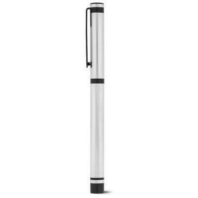 Roller de metal texturizado Cromado satinado