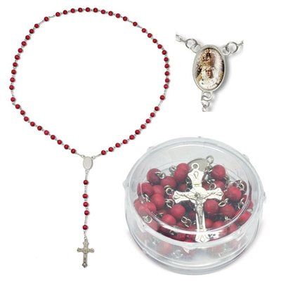 Rosario con aroma a rosas