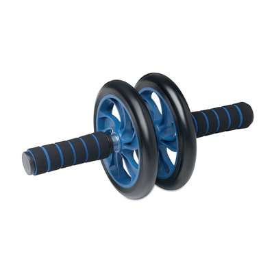 Rueda Abdominales con Alfombrilla Negro