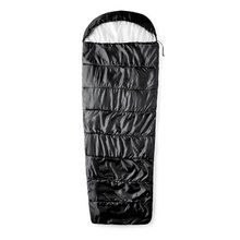 Saco de dormir acolchado con funda Negro